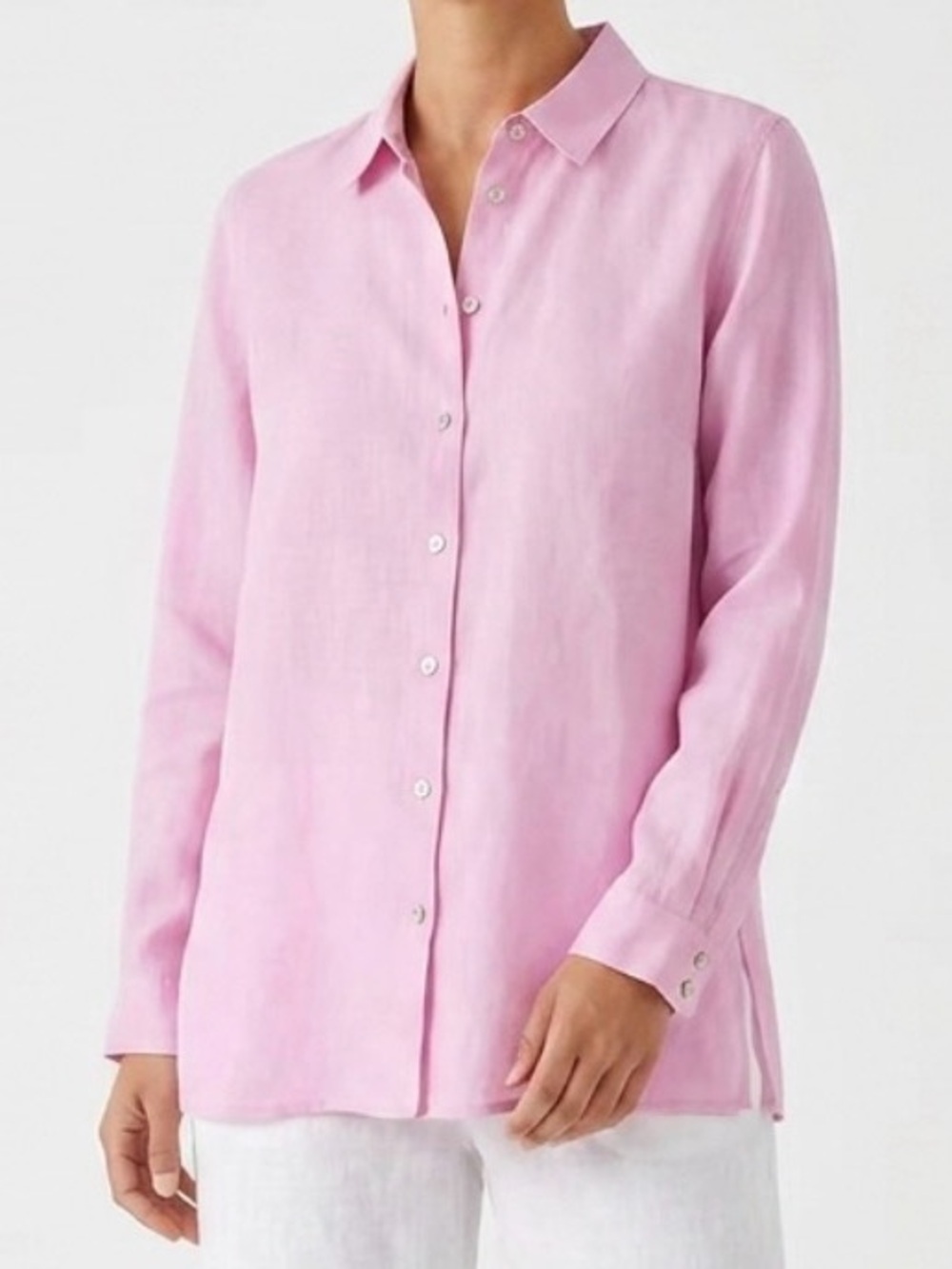 J Jill Love Linen, Pink, M